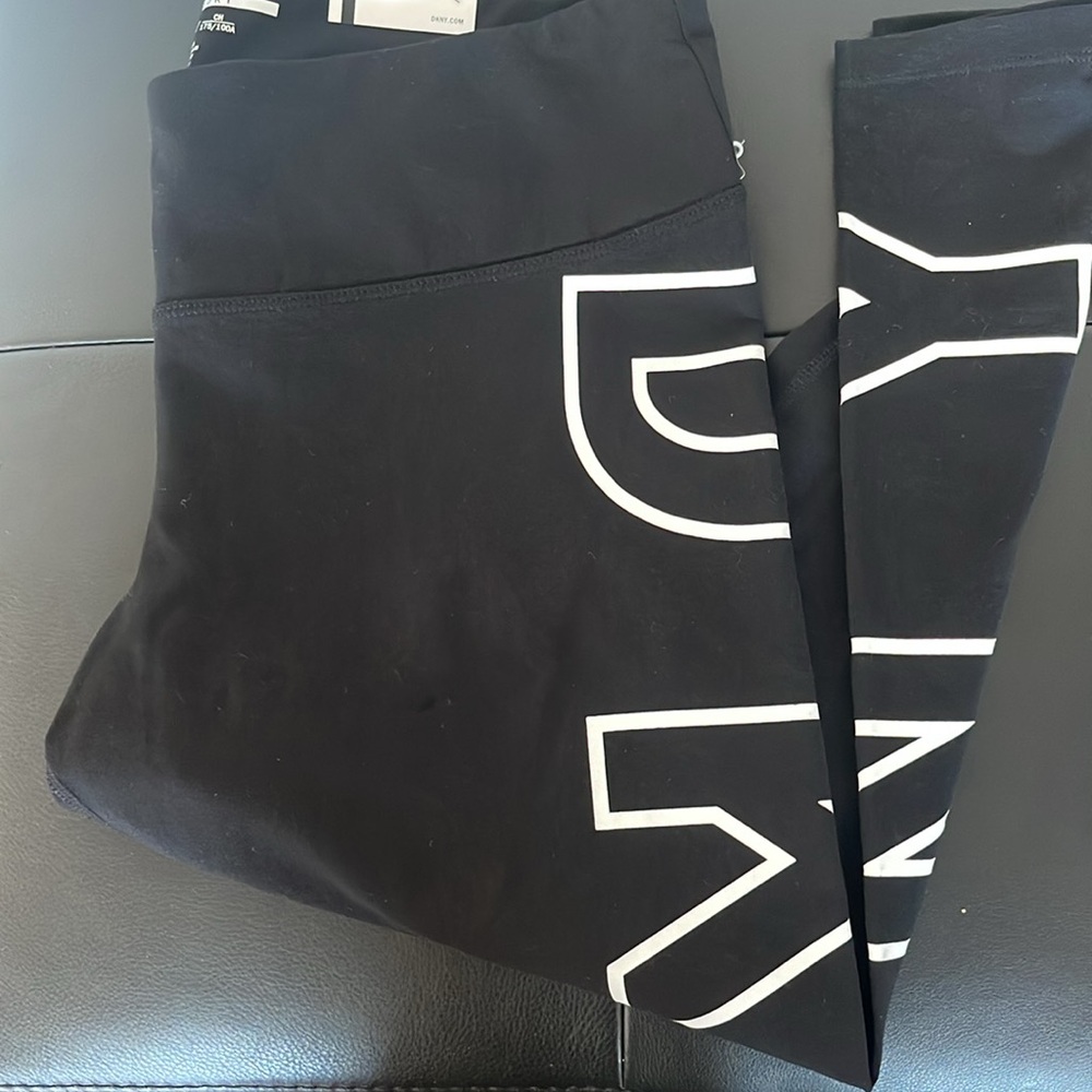 DKNY Sport Black Leggings - Picture 3 of 4